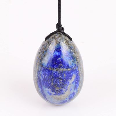 Yoni Egg Jade Eggs for Kegel Exercise Kegel Exercise Tools 3 Pcs/Set Natural Lapis Lazuli Yoni Egg Crystal Quartz Massage Ball,45x30 Mm