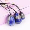 Yoni Egg Jade Eggs for Kegel Exercise Kegel Exercise Tools 3 Pcs/Set Natural Lapis Lazuli Yoni Egg Crystal Quartz Massage Ball,45x30 Mm view 2