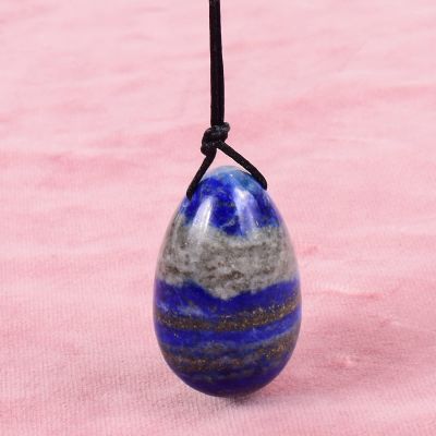 Yoni Egg Jade Eggs for Kegel Exercise Drill 40x25MM Yoni Egg Natural St Kegel Massage Ball Crystal Rose Quartz Jade Tool,Lapis Lazuli