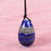 Yoni Egg Jade Eggs for Kegel Exercise Drill 40x25MM Yoni Egg Natural St Kegel Massage Ball Crystal Rose Quartz Jade Tool,Lapis Lazuli view 1