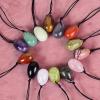 Yoni Egg Jade Eggs for Kegel Exercise Drill 40x25MM Yoni Egg Natural St Kegel Massage Ball Crystal Rose Quartz Jade Tool,Lapis Lazuli view 3