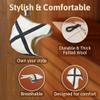ASKOLD Wool Sauna Cap - Finnish Viking Design, Banya Hat , 7.375, for Men, White view 3
