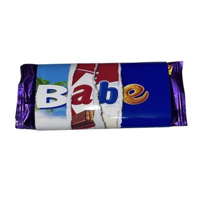 Chocolate bar with babe wrapper