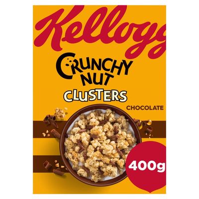 Kellogg's Crunchy Nut Chocolate Clusters, 400g