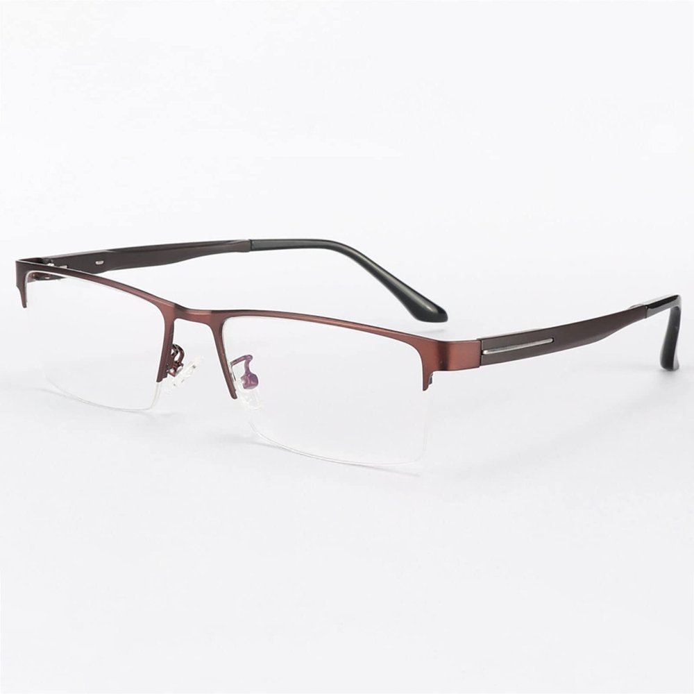 Reading Glasses,HD Resin Lens Relieve Eye Fatigue Anti-UV Discoloration In The Sun,UV400 Anti Radiation Anti Glare (Color : Brown, Size : +0.75)