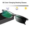 Reading Glasses,HD Resin Lens Relieve Eye Fatigue Anti-UV Discoloration In The Sun,UV400 Anti Radiation Anti Glare (Color : Brown, Size : +0.75) view 2