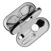 AITIME 2 in 1 Double Sided Portable Contact Lens and Eyeglasses Case - Marbling, Multifunction, Durable, Compact, Portable Storage Kit view 1