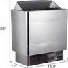UIGJIOG Dry Sauna Stove with Internal Controller Sauna Heater MAX 2-15M Space Stainless Steel Sauna Cooker3-9Kw 220-240V 2 Modes (Temperature, Time) Sauna Room Home Saunara,9KW view 2