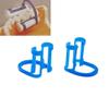 20 Pcs/bag Cotton Roll Holder Clip Disposable Blue Clip for Dental Dentist Clinic Orthodontic Plastic Compact Clip view 2
