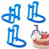 20 Pcs/bag Cotton Roll Holder Clip Disposable Blue Clip for Dental Dentist Clinic Orthodontic Plastic Compact Clip view 3