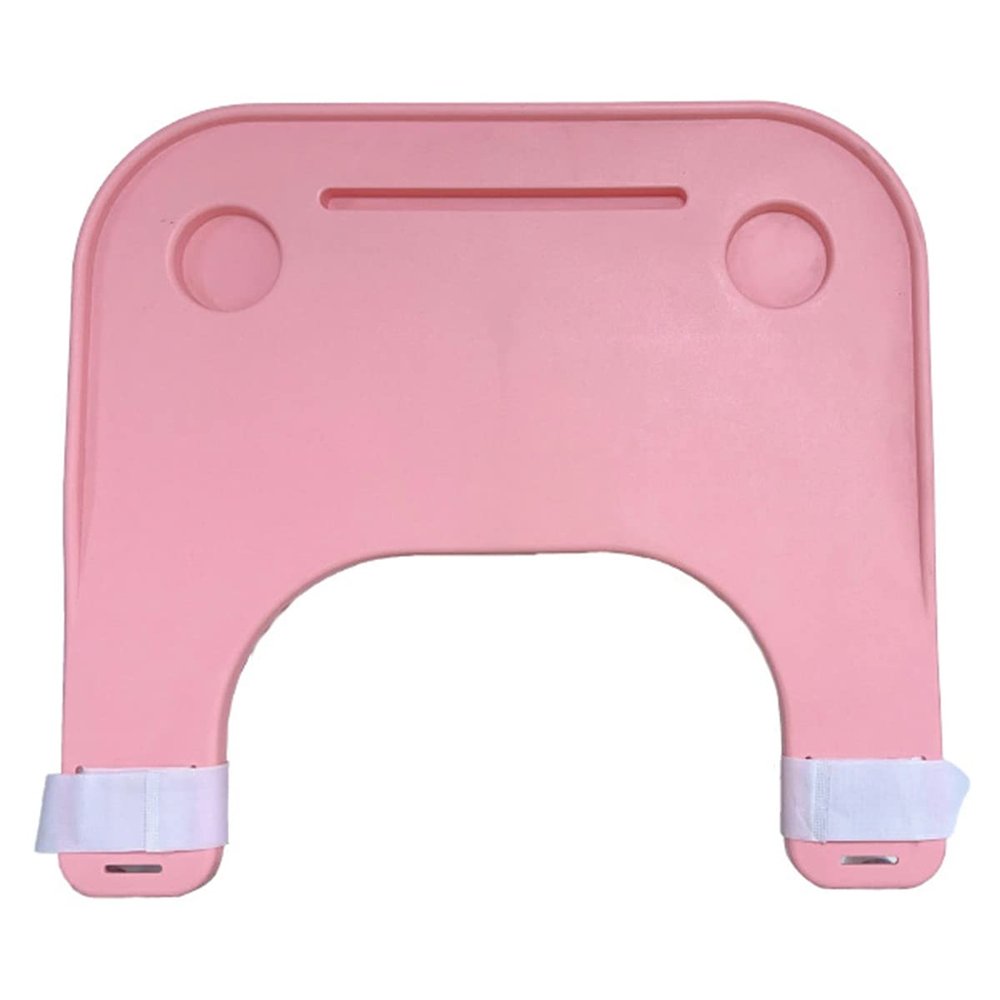 ALKEL Wheelchair Lap Trays,Detachable Wheelchair Table Cup Holder,Suitable for Disable Eating,Reading,Writing,Craft,Pink