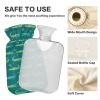 Crocodile Dark Green Hot Water Bottle with Cover 1L Hot Water Bag Hot/Cold Compress Neck and Shoulder Pain Relief view 3