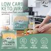 SRSLY Low Carb Protein Wraps 9" - Pack of 3 Flexible & Delicious Low Carb Tortilla - Keto-Friendly High Fibre - Freshly Made Foldable & Toastable - Wraps for Breakfast Lunch & Dinner view 3