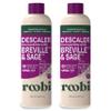 Roobi Descaler for Coffee Machine & Kettle Compatible with Sage and Breville. 2 Bottles, 2 Uses Each. Limescale Remover & Cleaner. Carbon Neutral & Eco-Friendly view 1