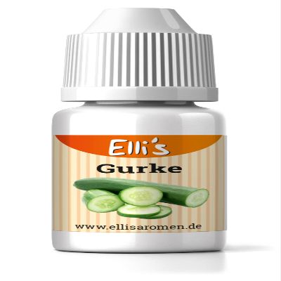 Ellis Aromen Cucumber liquid food flavour for food and liquids, for baking, cooking, as for oatmeal and quark - low-calorie