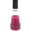 2Pcs: 19mm 3/4" Replacement Rubber Ferrules, Tips or Feet for Walking Sticks & Canes - Purple - by Lifeswonderful view 3