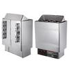 Sauna Stove Dry Sauna Control System 2-15M Double Stainless Steel Dry Steam Bath Sauna with Internal Controller for Home Hotel Sauna Room Spa Shower Bath Sauna 30-110Temperature Adjustable,4.5KW view 1