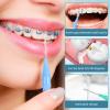 Obidodi 50 Pieces Interdental Brush, Soft Toothpicks Tooth Flossing Head, Oral Dental Hygiene Brush, Mini Tooth Cleaning Tool for Cleaning Gaps Between Teeth view 3