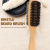 Beard Brush, Bristle Brush, Double-Sided Super Soft Horse Bristle Professional Beard Brush, Men's Daily Beard Care Hair Trim Styling Brush Gift(25cm) view 2
