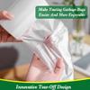 1.2 Gallon/240 pcs Small Clear Trash Bags Strong Clear Garbage Bags, Bathroom Trash Can Bin Liners, Plastic Bags for Office, Waste Basket Liner, Fit 4.5-6 Liter, 0.5,0.8,1.2 GalClear 240 view 3