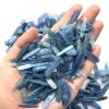 100g Natural Kyanite Quartz Polished Thin Slice Shape Crystals Tumbled Gravel Cyanite Gemstone Crystals view 1