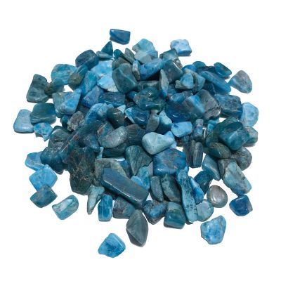 100g Natural Small Size Blue Apatite Polished Stones Crystal Gravel Natural Gemstone Specimen Decoration Natural Quartz Crystals,100g 9-12mm