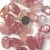 100g Natural Pink Powder Crystal Gravel Rock Rose Quartz Raw Gemstone Mineral Specimen Decoration Stone,100g 10-20mm view 3
