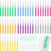 250 Pcs Interdental Brush for Braces Disposable Floss for Braces Dental Brush Floss Picks Dental Tooth Flossing Head Oral Hygiene Flosser Toothpick Soft Cleaning Tool (Lovely Color) view 1