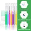 250 Pcs Interdental Brush for Braces Disposable Floss for Braces Dental Brush Floss Picks Dental Tooth Flossing Head Oral Hygiene Flosser Toothpick Soft Cleaning Tool (Lovely Color) view 3