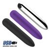 10 Modes Quiet Waterproof Bullet Rod Travel Size Powerful Mini Stick Silicone Massage Ball Portrable Soft Toys for Women Pleasure, Handheld Bullet Tool for Personal Relax (Purple) view 4