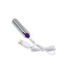 Strong Shock Powerful Bullet Rod Toys Travel Mini Size Waterproof Bullet Massage Rod Portable Soft Toys for Women Pleasure, Electric Quiet 10 Modes Handheld Personal Bullet Tool (Silver1) view 2