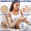 beister Lymphedema Medical Compression Arm Sleeve with Gauntlet for Men & Women (Single), 20-30 mmHg Full Arm Support view 3