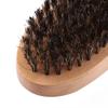 Beard Brush, Pocket Mustard and Beard Brush, Men's Natural Imitation Boar Mane, Wooden Handle Pocket Beard Brush, Beard Combing Tool view 4