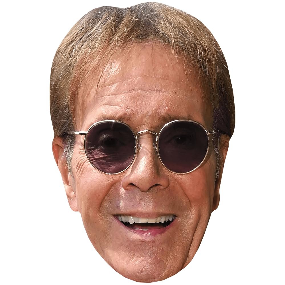 Cliff Richard (Glasses) Big Head. Larger than life mask.