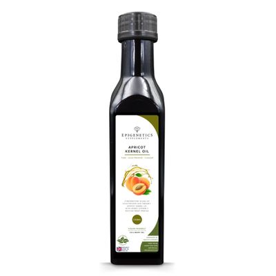 Apricot Kernel Oil 250ml | Cold Pressed Organic Apricot Kernel Oil 100% Pure & Natural | High in Vitamin E | Premium UV Blocking Miron Violet Glass | Vegan UK Made