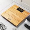Beldray LA086495TS Digital Electronic Bathroom Scale, Water Resistant Bamboo Body Weight Bath Scales, Step-On Easy Read LED Display, Measures st/lbs/kg, High Strain Gauge Sensors, Max Capacity 180kg view 2