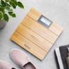 Beldray LA086495TS Digital Electronic Bathroom Scale, Water Resistant Bamboo Body Weight Bath Scales, Step-On Easy Read LED Display, Measures st/lbs/kg, High Strain Gauge Sensors, Max Capacity 180kg view 4