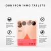 Fitness Health Iron Tablets High Strength 14mg - Vegan Essential Supplements - Gentle Iron for Women & Men - Gluten Free & Non-GMO - Compostable Packaging (120 Tablets) view 3