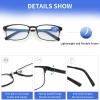 AIKLLY Reading Glasses for Men - 3 Pack Blue Llight Blocking Men's Metal Readers (3 Pairs Mix Color, 1.25, multiplier_x) view 3