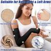 beister Lymphedema Medical Compression Arm Sleeve with Gauntlet for Men & Women (Single), 20-30 mmHg Full Arm Support view 3