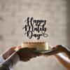 Black Glitter Happy Match Day Cake Topper - Residency Match Day Cake Decorations - Medical School Graduation Party Decorations view 3