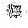 Black Glitter Happy Match Day Cake Topper - Residency Match Day Cake Decorations - Medical School Graduation Party Decorations view 4