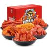 Chinese Latiao Snack Gift Pack (280/515/1100g), Chinese Latiao Snacks, Spicy Gluten, Whole box snack gift Pack, Casual snacks, Spicy slices spicy sticks and spicy shreds mixed (1 box 515g) view 1
