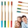 50 PCS Bamboo Toothbrushes with Soft Bristles, BPA Free Toothbrushes, Eco Friendly Natural Bamboo Toothbrush Set, Biodegradable & Compostable Charcoal Toothbrushes view 1
