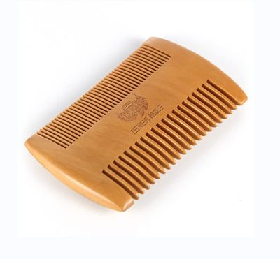 Natural double-sided Beard Comb, Beard Gift for Men