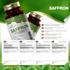EZ Saffron Extract Supplement | 60 High Strength Saffron Capsules - 200mg (from 4:1 Extract) Safron Herb Extract per Serving | Non-GMO, Gluten & Allergen Free | Manufactured in The UK view 2