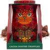 Monty Bojangles Cocoa Dusted Chocolate Truffles Cat Tin (Fire Dancer-135g) Orange Angelical Flavoured Luxury Chocolatey Truffles - Collectable Cat Tin, Truffles Chocolate Gift Box With Bespoke Design view 1