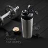Earthmade Protein Shaker Bottle Stainless Steel, 26 oz Insulated Shaker Bottles for Protein Mixes Keeps COLD for 30 hours, ADDED 2 Extra Ring Guards/Leakproof view 3