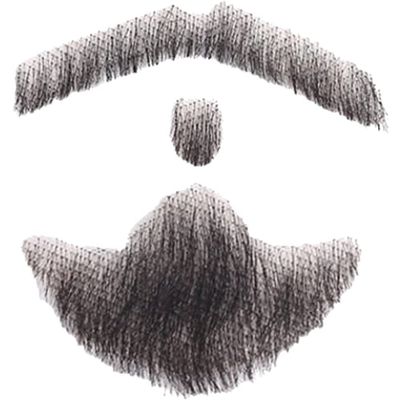 vepoty Mens Simulation Fake Beard Lifelike Human Hair Fake Face Beard and Mustache for Makeup Cosplay Props