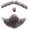 vepoty Mens Simulation Fake Beard Lifelike Human Hair Fake Face Beard and Mustache for Makeup Cosplay Props view 1